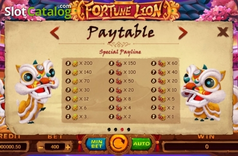 Οθόνη6. Fortune Lion (Funta Gaming) Κουλοχέρης