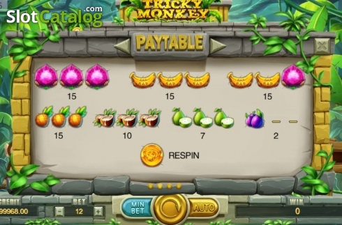 Οθόνη5. Tricky Monkey (Funta Gaming) Κουλοχέρης