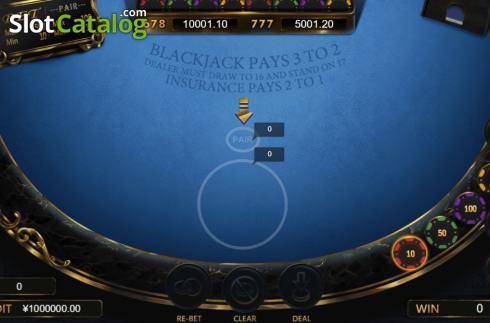 Οθόνη2. Blackjack (TIDY) Κουλοχέρης