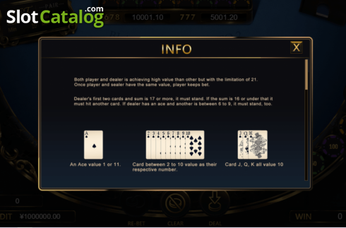 Οθόνη5. Blackjack (TIDY) Κουλοχέρης