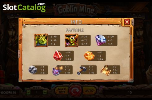 Οθόνη8. Goblin Mine Κουλοχέρης