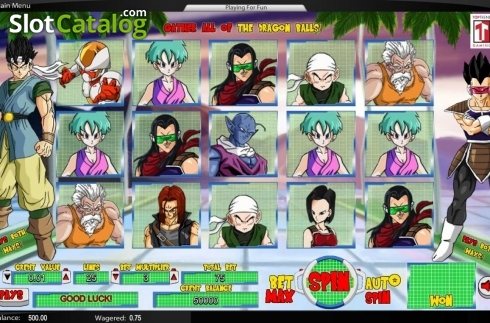 Οθόνη2. Dragon Ball Reels Κουλοχέρης 