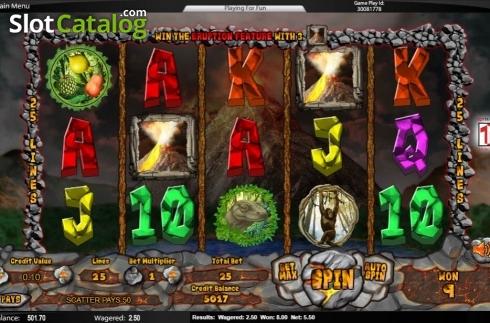 Οθόνη3. Hot Volcano (Top Trend Gaming) Κουλοχέρης