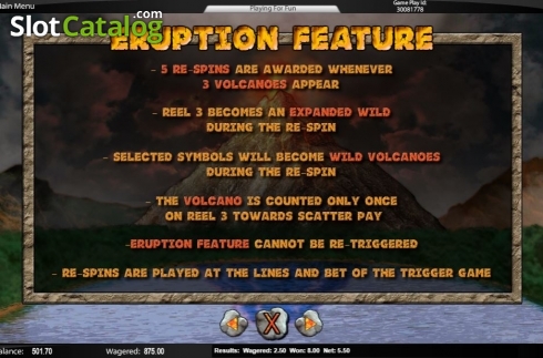 Οθόνη7. Hot Volcano (Top Trend Gaming) Κουλοχέρης