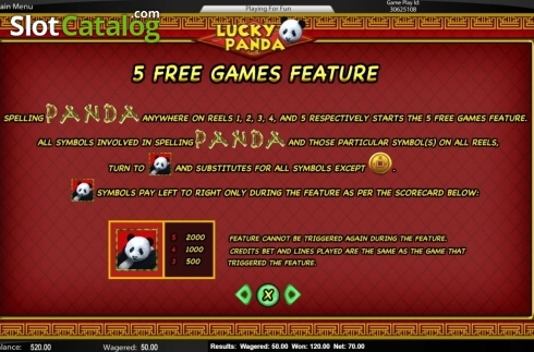 Οθόνη8. Lucky Panda (Top Trend Gaming) Κουλοχέρης