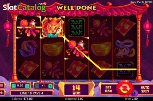 Οθόνη4. Wild Wild Tiger Κουλοχέρης
