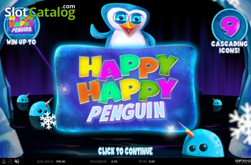 Οθόνη2. Happy Happy Penguin Κουλοχέρης