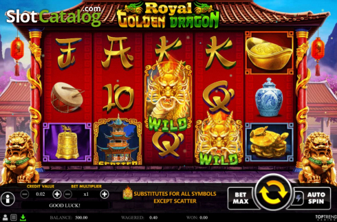 Οθόνη2. Royal Golden Dragon Κουλοχέρης