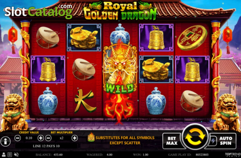 Οθόνη5. Royal Golden Dragon Κουλοχέρης