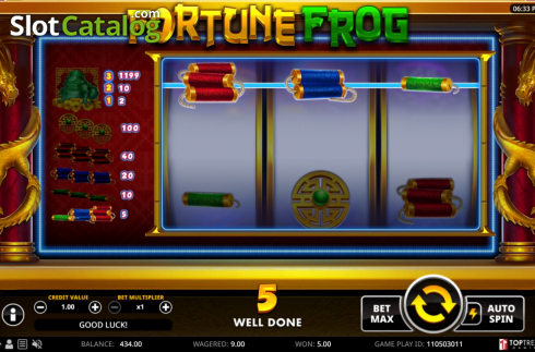 Οθόνη6. Fortune Frog (Top Trend Gaming) Κουλοχέρης