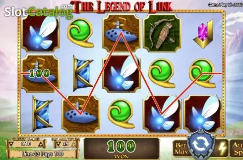 Οθόνη4. The legend of Link Κουλοχέρης