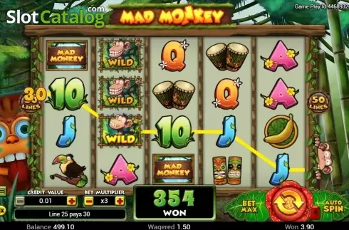 Οθόνη4. Mad Monkey (TOP TREND GAMING) Κουλοχέρης
