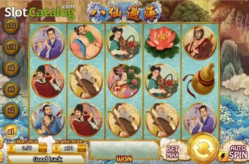 Οθόνη2. Eight Immortals (TOP TREND GAMING) Κουλοχέρης