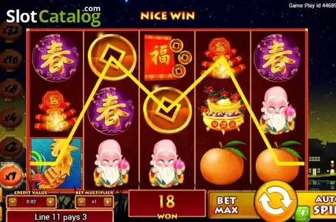 Οθόνη3. Gong Xi Fa Cai (TopTrendGaming) Κουλοχέρης