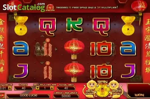 Οθόνη2. Year of the monkey (TopTrendGaming) Κουλοχέρης