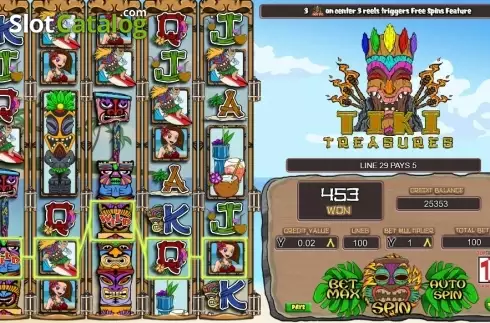 Οθόνη3. Tiki Treasures (TTG) Κουλοχέρης