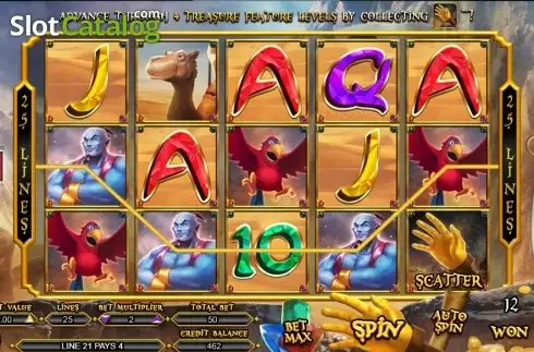 Οθόνη3. Aladdin Hand Of Midas Κουλοχέρης