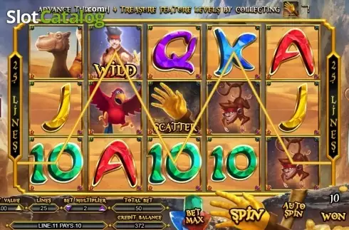 Οθόνη4. Aladdin Hand Of Midas Κουλοχέρης