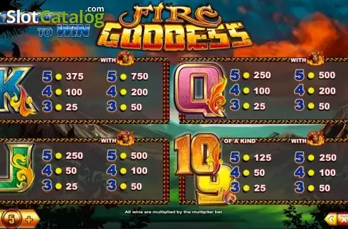 Οθόνη7. Fire Goddess (TopTrendGaming) Κουλοχέρης
