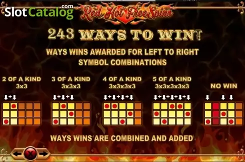 Οθόνη6. Red Hot Free Spins Κουλοχέρης