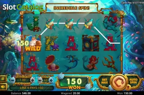 Οθόνη3. Neptunes Gold (Swintt) Κουλοχέρης