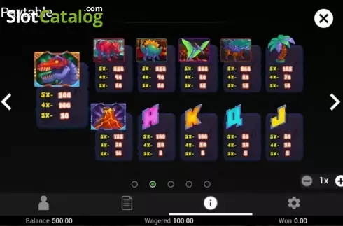 Οθόνη5. King Dinosaur Κουλοχέρης