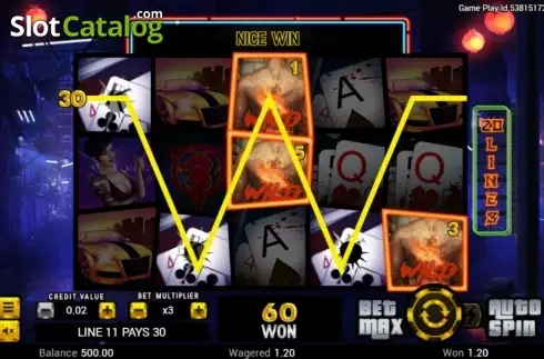 Οθόνη3. Wild Triads Κουλοχέρης 