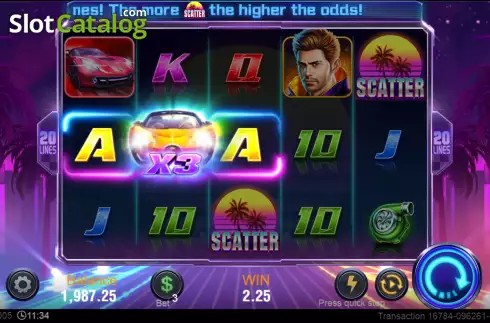 Οθόνη3. Wild Racer Κουλοχέρης
