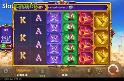 Οθόνη2. Magic Lamp (TaDa Gaming) Κουλοχέρης 