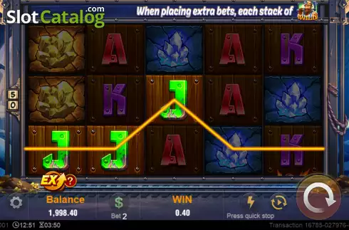 Οθόνη3. Gold Rush (TaDa Gaming) Κουλοχέρης