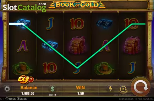 Οθόνη4. Book of Gold (TaDa Gaming) Κουλοχέρης