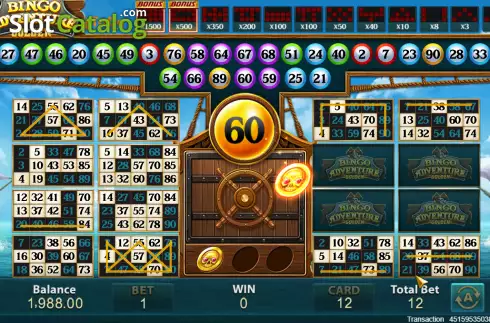 Οθόνη3. Bingo Adventure Κουλοχέρης