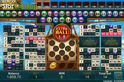 Οθόνη4. Bingo Adventure Κουλοχέρης