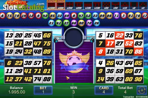 Οθόνη3. Go Goal Bingo Κουλοχέρης 