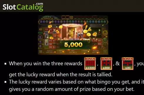 Οθόνη5. Lucky Bingo Κουλοχέρης