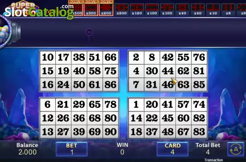 Οθόνη2. Super Bingo Κουλοχέρης