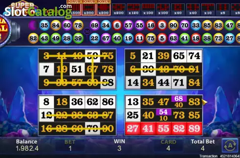 Οθόνη3. Super Bingo Κουλοχέρης