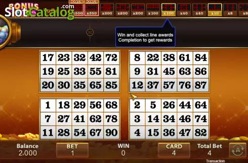 Οθόνη2. Bonus Bingo (TaDa Gaming) Κουλοχέρης