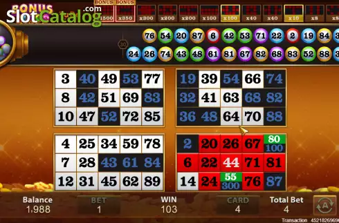 Οθόνη3. Bonus Bingo (TaDa Gaming) Κουλοχέρης
