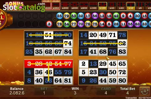 Οθόνη4. Bonus Bingo (TaDa Gaming) Κουλοχέρης