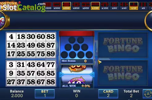 Οθόνη2. Fortune Bingo Κουλοχέρης