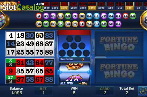 Οθόνη3. Fortune Bingo Κουλοχέρης
