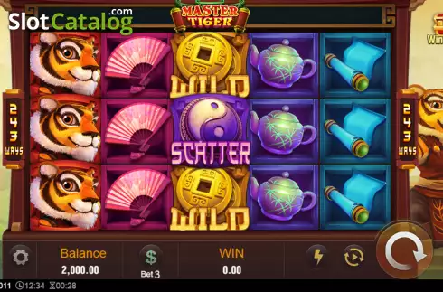 Οθόνη2. Master Tiger Κουλοχέρης