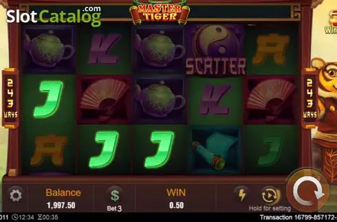 Οθόνη3. Master Tiger Κουλοχέρης
