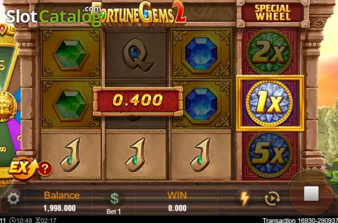 Οθόνη3. Fortune Gems 2 Κουλοχέρης