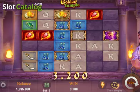 Οθόνη3. Golden Temple (TaDa Gaming) Κουλοχέρης