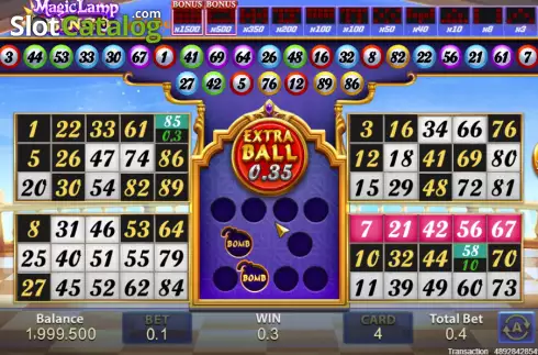 Οθόνη3. Magic Lamp Bingo Κουλοχέρης 