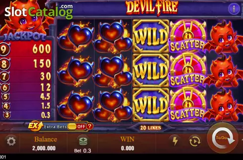 Οθόνη2. Devil Fire Κουλοχέρης
