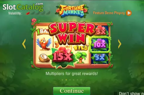 Οθόνη2. Fortune Monkey (TaDa Gaming) Κουλοχέρης
