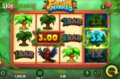 Οθόνη4. Fortune Monkey (TaDa Gaming) Κουλοχέρης